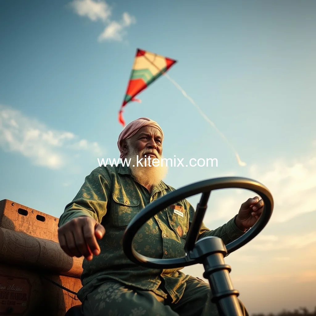 Read more about the article In Pictures : Meet the 70  year  old lorry driver who is also a kite doctor