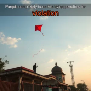 Read more about the article Punjab completely bans kite flying  penalties for violation
