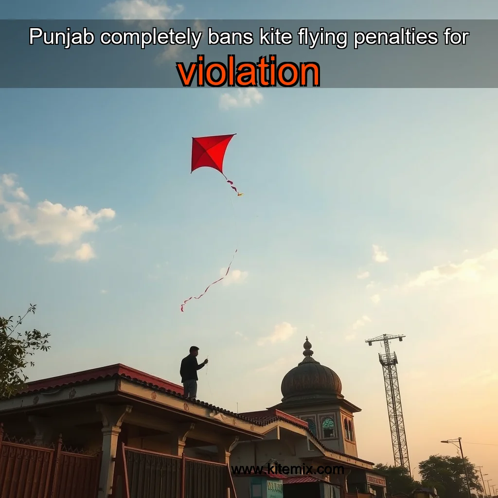 Read more about the article Punjab completely bans kite flying  penalties for violation