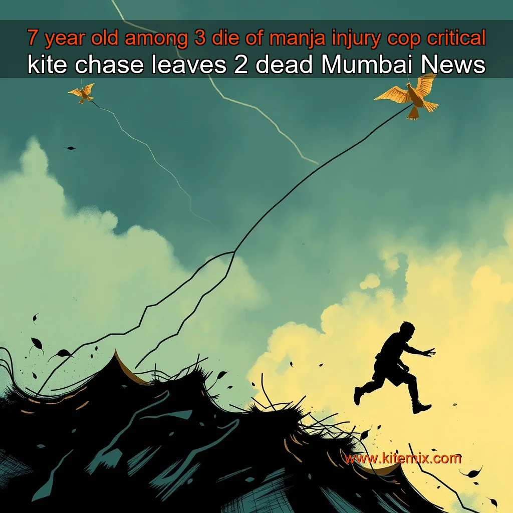 Read more about the article 7  year  old among 3 die of manja injury  cop critical  kite chase leaves 2 dead  Mumbai News