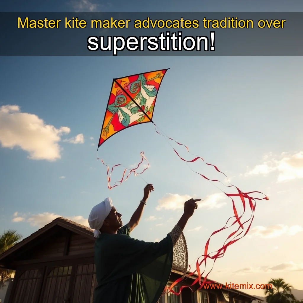 Read more about the article Master kite maker advocates tradition over superstition!