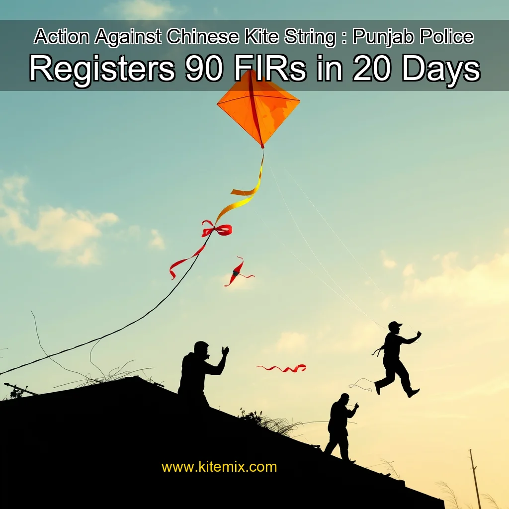 Read more about the article Action Against Chinese Kite String : Punjab Police Registers 90 FIRs in 20 Days