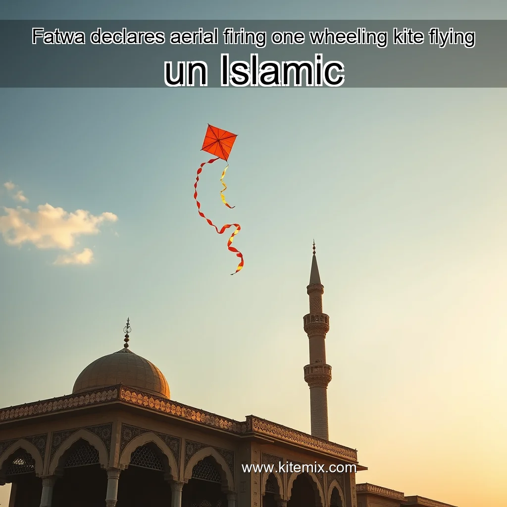 Read more about the article Fatwa declares aerial firing  one  wheeling  kite flying un  Islamic