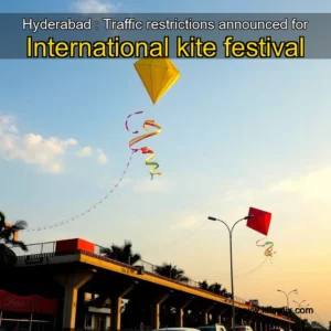 Read more about the article Hyderabad : Traffic restrictions announced for International kite festival