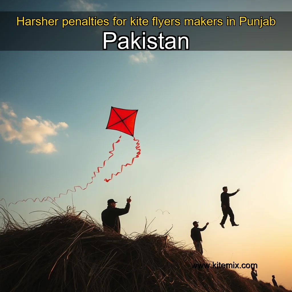 Read more about the article Harsher penalties for kite flyers  makers in Punjab  Pakistan