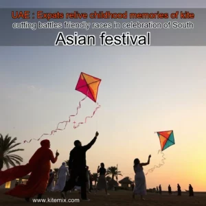 Read more about the article UAE : Expats relive childhood memories of kite  cutting battles  friendly races in celebration of South Asian festival