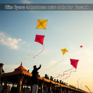Read more about the article Kite flyers announce new date for Basant