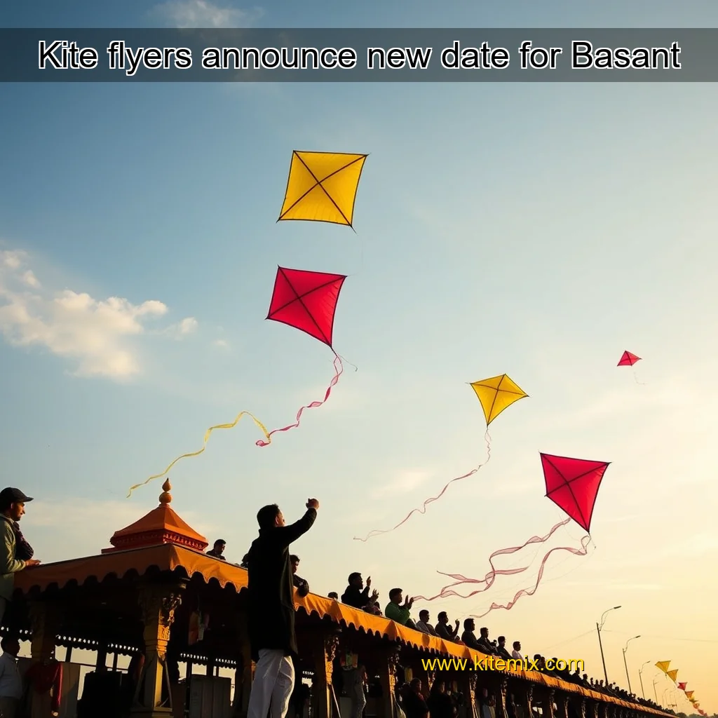 Read more about the article Kite flyers announce new date for Basant