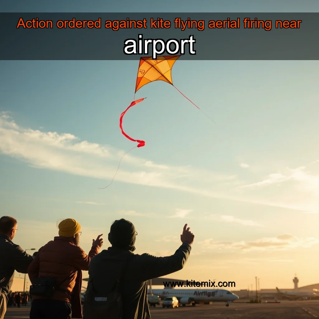 Read more about the article Action ordered against kite flying  aerial firing near airport