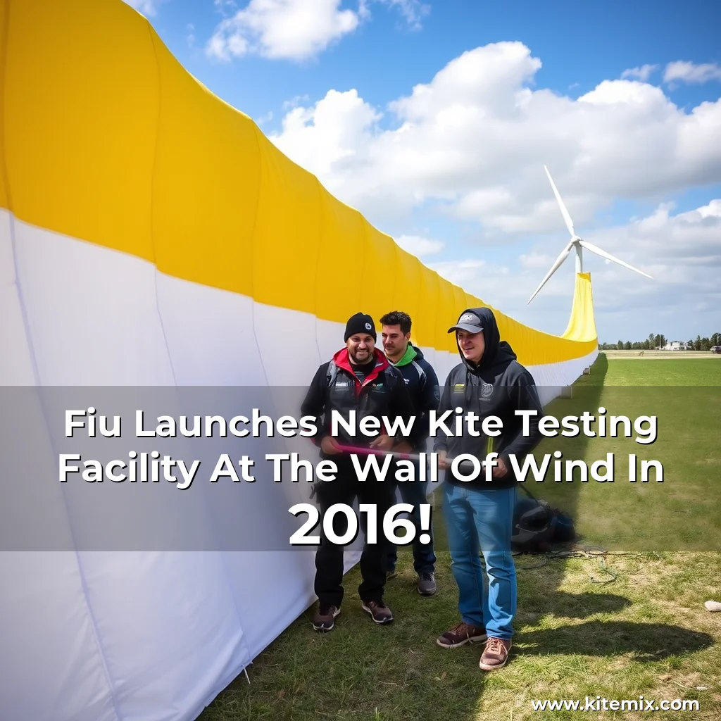 Read more about the article Fiu Launches New Kite Testing Facility At The Wall Of Wind In 2016!